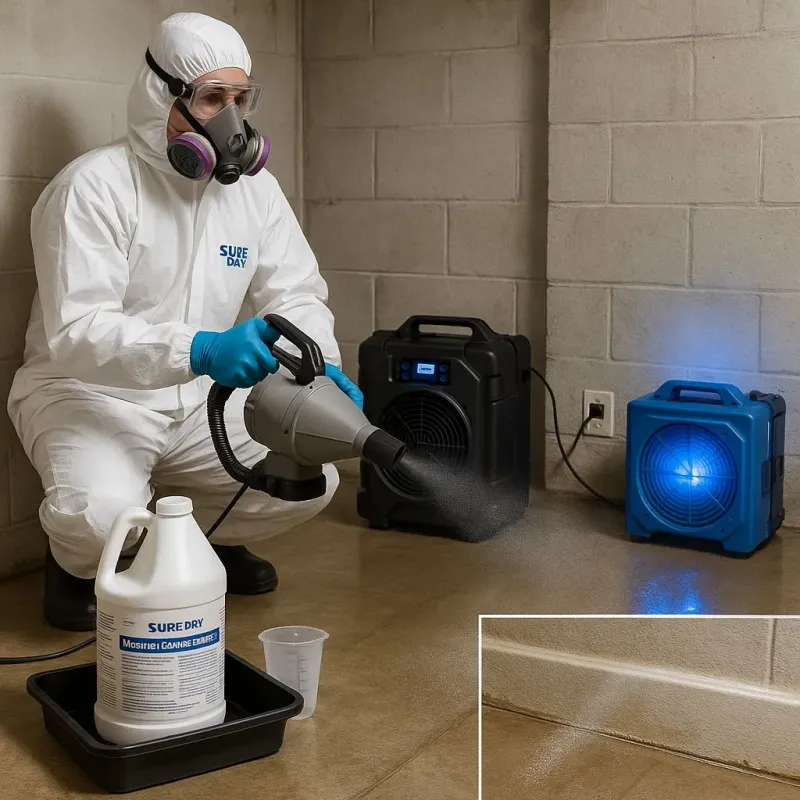 Sanitization and Odor Removal process in New Iberia, LA