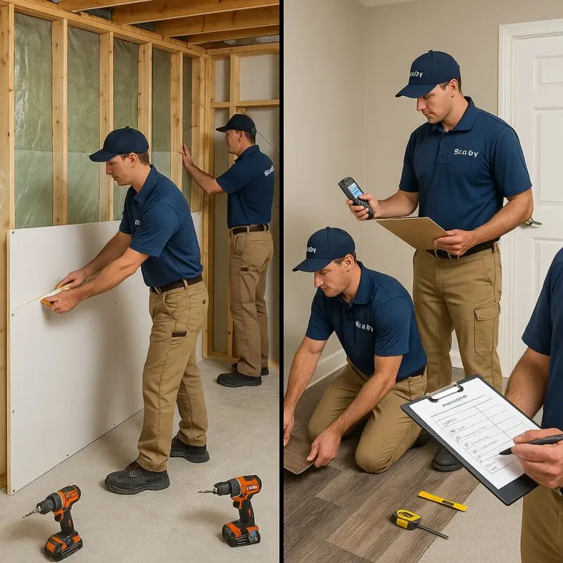 Repairs and Reconstruction process in New Iberia, LA