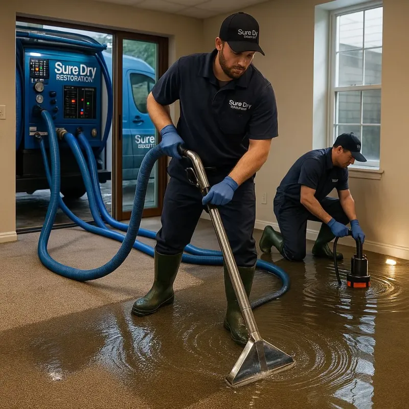 Water Extraction and Removal process in New Iberia, LA